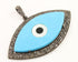 Pave Diamond Evil Eye Pendant, (DP-1193)